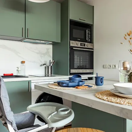 Cosy, Climatise, Calme, Parking - Proche Aeroport 公寓 *