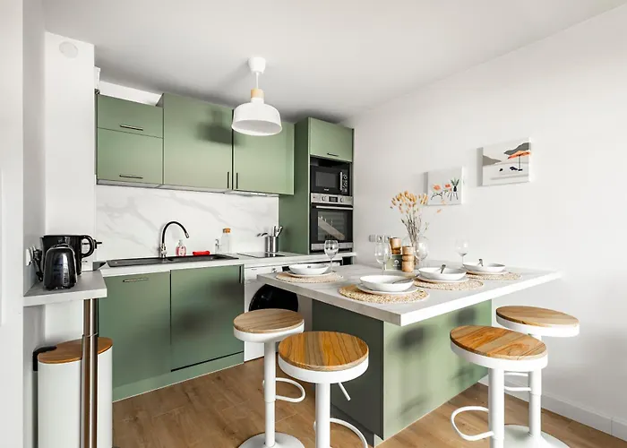 Daire Cosy, Climatise, Calme, Parking - Proche Aeroport *